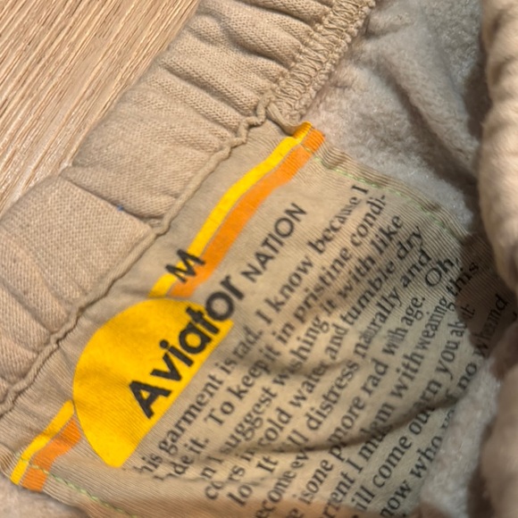 Beige Sweatpants with Colorful Logo - Picture 3 of 3